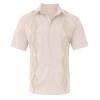 Men's Casual Button Down Shirts Short Sleeve Cotton Linen Tops Regular Fit T-Shirts Summer Beach Dress Shirt E-Khaki view 3