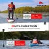 Abahub SUP Paddles - 4 Piece Adjustable Stand up Paddle - Lightweight Oar for Paddleboard, Aluminum Alloy PU Coated Shaft 68" - 86", Black Plastic Nylon Blade view 2