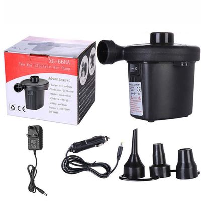 FIERRG Power Pumps Electric Air Pump 12V Inflator, Air Compressor for Swimming Pool Mattress Boat Camping Mini Inflatable Toys with 3 Nozzles Home Pump Accessories (Size : A)
