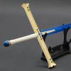 9.8 Dracule Mihawk Cosplay Katana Sword Metal Anime Sword Cross Sword Figure Japanese Kinfe Katana Model Collection Desk Decoration Gift Blue view 4