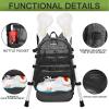 Goloni Lacrosse Bag, Youth & Adult Lacrosse Backpack with Tow Stick Holder and Shoes Compartment,Waterproof Field Hockey Bag for Boys & Girls view 3