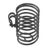 Lowrider Vintage Bike Round Cup Holder Black. view 1