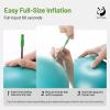 Slim Panda Pilates Ball, 9 Inch Small Exercise Ball, Anti Burst Mini Yoga Ball for Stability, Workout, Barre, Core Strength, Physical Therapy, Balance, Stretching view 4