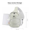 BAWADE Sling Bag Crossbody Sling Backpack for Women&Men,Shoulder Bag Chest Bag Daypack for Travelling,Hiking,Cycling view 4