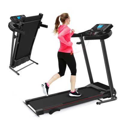 Foldable Home Treadmill with Incline, 15 Preset Programs, 265 LB Capacity, MP3