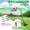 BOHEN 6x4FT Portable Soccer Goal for Kids Backyard with Carry Bag - Easy Folding Lightweight Fun for Outdoor Indoor Training Games for Teen Youth Adult (Green, 6x4FT, 1 Pack) view 2