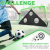 BOHEN 6x4FT Portable Soccer Goal for Kids Backyard with Carry Bag - Easy Folding Lightweight Fun for Outdoor Indoor Training Games for Teen Youth Adult (Green, 6x4FT, 1 Pack) view 3