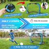 BOHEN Pop Up Soccer Goals for Kids-Foldable Portable Soccer Net for Outdoor Indoor Backyard Beach(3.3x2.2FT) view 3