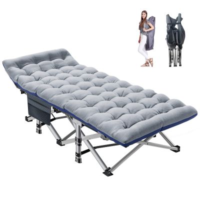 Barbella Folding Camping Cot, Folding Cot Camping Cots for Adults, Portable Sleeping Cot with Mattress Foldable Outdoor Bed Camp Cots Guest Bed with Carry Bag for Home, Office & Outdoor Use