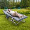 Barbella Folding Camping Cot, Folding Cot Camping Cots for Adults, Portable Sleeping Cot with Mattress Foldable Outdoor Bed Camp Cots Guest Bed with Carry Bag for Home, Office & Outdoor Use view 2