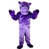Purple Hippo Cartoon Costume Mascot Cosplay For Adult Design view 1