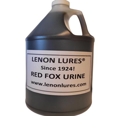 Lenon's Urine Choose from Bear, Bobcat, Coyote, Mink, Red Fox, Wolf Urine - 4 oz to Gallon Sizes - Since 1924 (Red Fox Urine, Gallon)