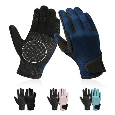 Kids Horse Riding Gloves Equestrian Anti Slip Children Horseback Bike Gardening Fishing Cycling Outdoor Activities Riding Gloves Girls Boys Youth