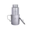 Boundless Voyage Titanium Bottle 1L Single-layer Sports Water Bottle 750ml Pot Cup Ultralight Leakproof Drinkware for Outdoor Camping Hiking (1L bottle/750ml cup) view 1