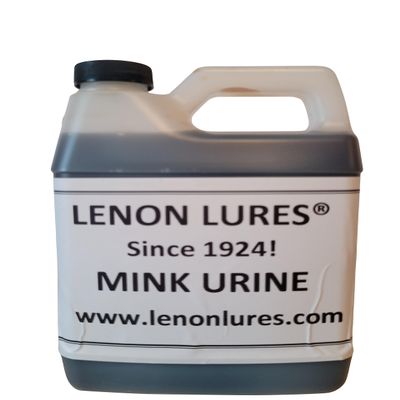 Lenon's Urine Choose from Bear, Bobcat, Coyote, Mink, Red Fox, Wolf Urine - 4 oz to Gallon Sizes - Since 1924 (Mink Urine, Quart)