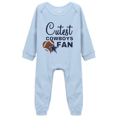 YCICIVDee Cutest Cowboys Fan Infant Bodysuit Football Jumpsuit Rompers
