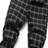 NOVOCCT Plaid Pants for Men - Skinny Mens Dress Pants - Stretch Slim Fit Business Casual Dress Chinos for Men (Black Plaid - T10, 32) view 4