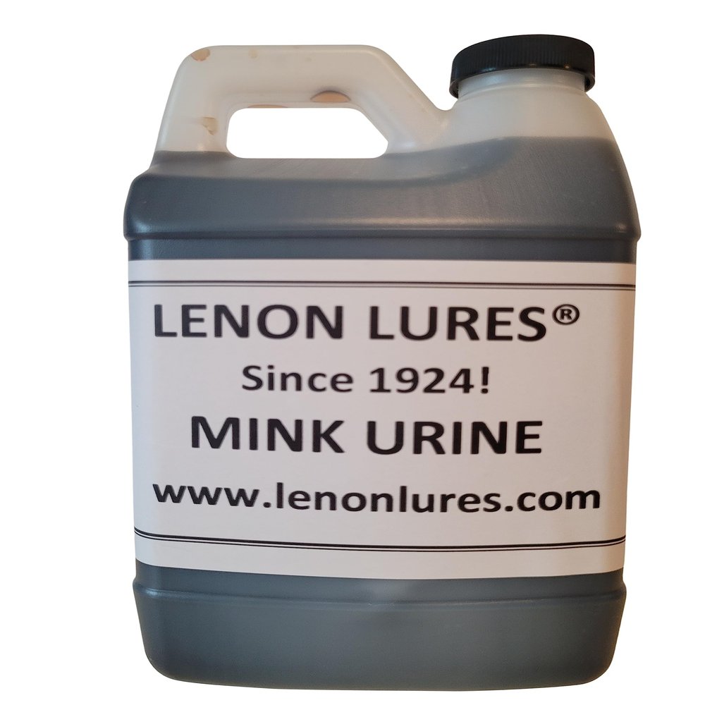 Lenon's Urine Choose from Bear, Bobcat, Coyote, Mink, Red Fox, Wolf Urine - 4 oz to Gallon Sizes - Since 1924 (Mink Urine, Half Gallon)