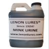 Lenon's Urine Choose from Bear, Bobcat, Coyote, Mink, Red Fox, Wolf Urine - 4 oz to Gallon Sizes - Since 1924 (Mink Urine, Half Gallon) view 1