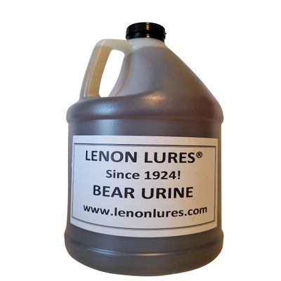 Lenon's Urine Choose from Bear, Bobcat, Coyote, Mink, Red Fox, Wolf Urine - 4 oz to Gallon Sizes - Since 1924 (Bear Urine, Gallon)