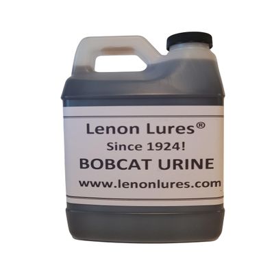 Lenon's Urine Choose from Bear, Bobcat, Coyote, Mink, Red Fox, Wolf Urine - 4 oz to Gallon Sizes - Since 1924 (Bobcat Urine, Half Gallon)