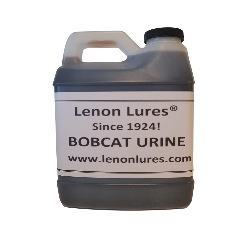 Lenon's Urine Choose from Bear, Bobcat, Coyote, Mink, Red Fox, Wolf Urine - 4 oz to Gallon Sizes - Since 1924 (Bobcat Urine, Half Gallon)