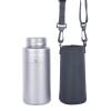 Boundless Voyage Titanium Bottle 1L Single-layer Sports Water Bottle 750ml Pot Cup Ultralight Leakproof Drinkware for Outdoor Camping Hiking (Ti3013D Bottle 1packed) view 1