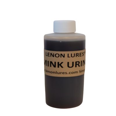 Lenon's Urine Choose from Bear, Bobcat, Coyote, Mink, Red Fox, Wolf Urine - 4 oz to Gallon Sizes - Since 1924 (Mink Urine, 4 oz)