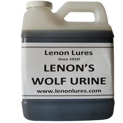 Lenon's Urine Choose from Bear, Bobcat, Coyote, Mink, Red Fox, Wolf Urine - 4 oz to Gallon Sizes - Since 1924 (Wolf, Quart)