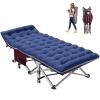 Barbella Folding Camping Cot, Folding Cot Camping Cots for Adults, Portable Sleeping Cot with Mattress Foldable Outdoor Bed Camp Cots Guest Bed with Carry Bag for Home, Office & Outdoor Use view 1