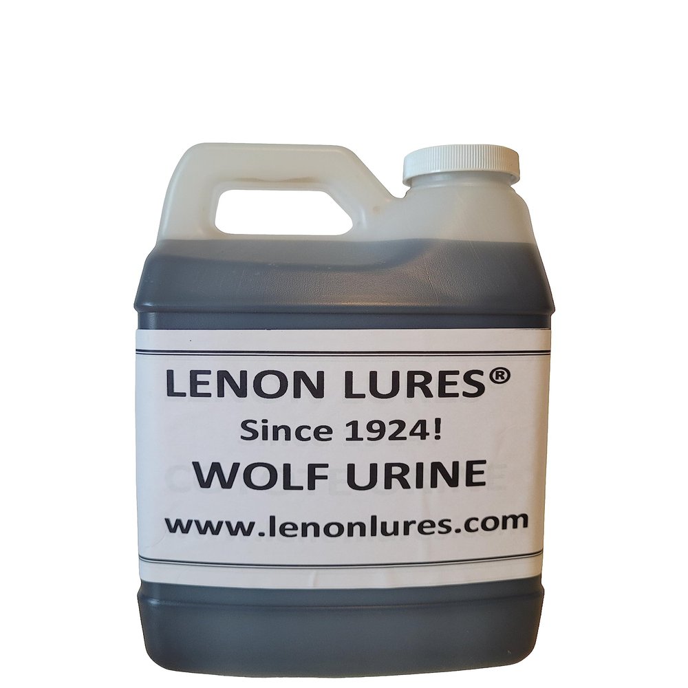Lenon's Urine Choose from Bear, Bobcat, Coyote, Mink, Red Fox, Wolf Urine - 4 oz to Gallon Sizes - Since 1924 (Wolf, Half Gallon)