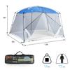 LET'S CAMP Screen House Tent 13"X 9",Netted Canopy Mesh Tents for Patios Camping, Blue view 2