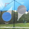 LET'S CAMP Screen House Tent 13"X 9",Netted Canopy Mesh Tents for Patios Camping, Blue view 4