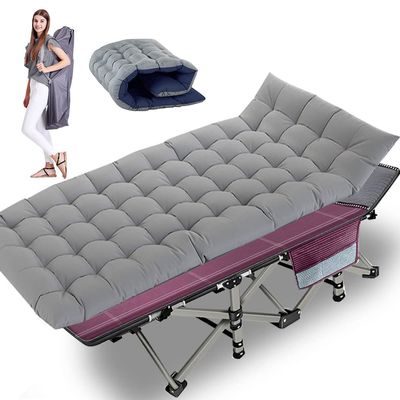 Barbella Folding Camping Cot, Folding Cot Camping Cots for Adults, Portable Sleeping Cot with Mattress Foldable Outdoor Bed Camp Cots Guest Bed with Carry Bag for Home, Office & Outdoor Use