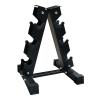 XYXHEII Dumbbell Storage Rack, 3 Tier Weight Rack for Dumbbells, Barbell A-Frame Dumbbell Rack, Home Gym Dumbbell Storage Stand Holder, Strength Training Dumbbell Racks (Black) view 1