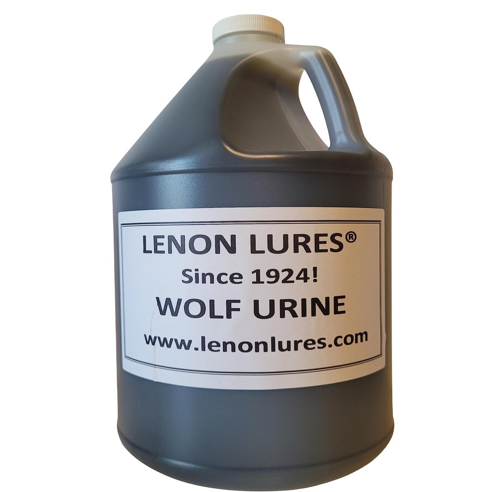 Lenon's Urine Choose from Bear, Bobcat, Coyote, Mink, Red Fox, Wolf Urine - 4 oz to Gallon Sizes - Since 1924 (Wolf, Gallon)