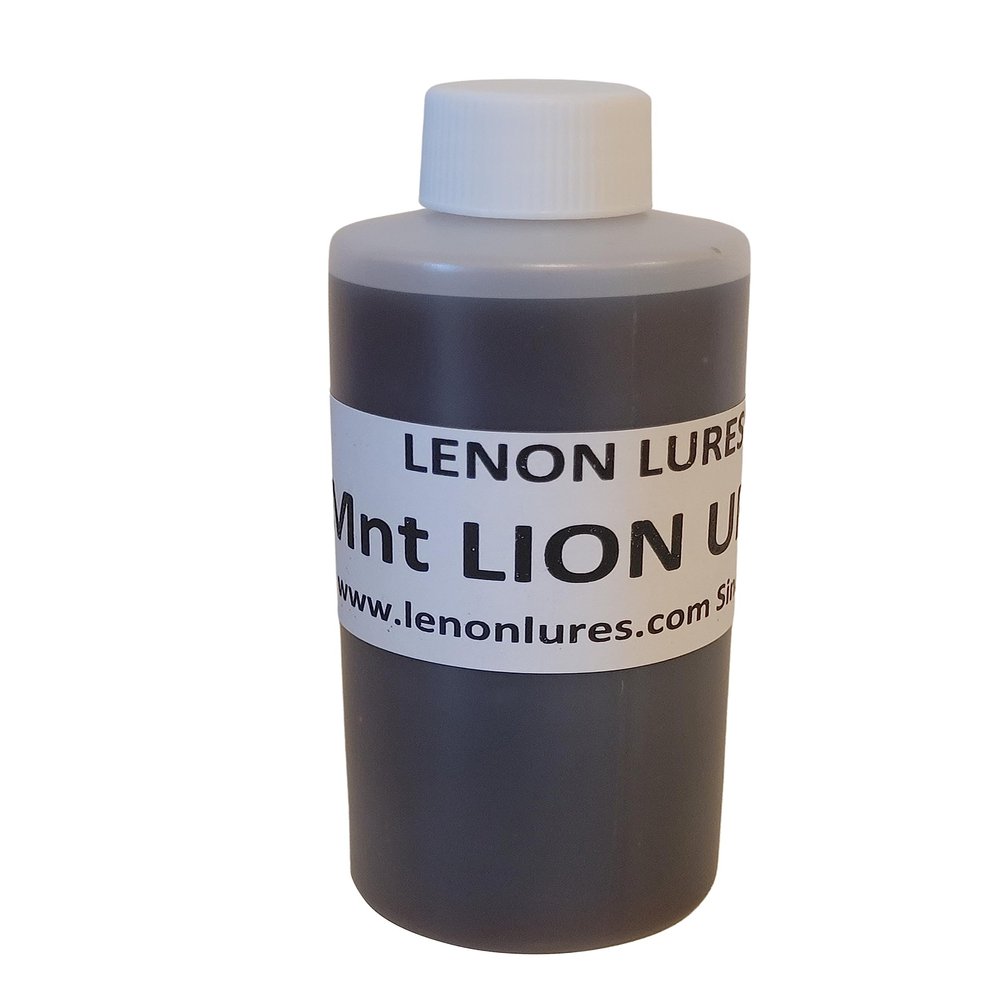 Lenon's Urine Choose Grey Fox, Rabbit, Mountain Lion, Raccoon, Doe Urine and Buck Urine - 4 oz to Gallon (Mountain Lion Urine, 4 oz Bottle)