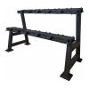 XYXHEII Two Tier Dumbbell Rack, Strength Training Dumbbell Racks, Home Gym Weight Rack for Dumbbells, Dumbbell Rack Multifunctional, Dumbbell Weight Rack (Black) view 1