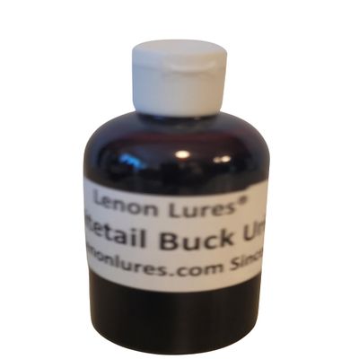 Lenon's Urine Choose Grey Fox, Rabbit, Mountain Lion, Raccoon, Doe Urine and Buck Urine - 4 oz to Gallon (Whitetail Buck Urine, 4 oz Bottle)