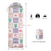 QOOMO Kawaii Frog Printed Camping Sleeping Bags,3 Season Warm & Cool Weather,Lightweight,Waterproof Sleeping Bags for Adults & Kids,Traveling,and Outdoors,Camping Gear Equipment view 2