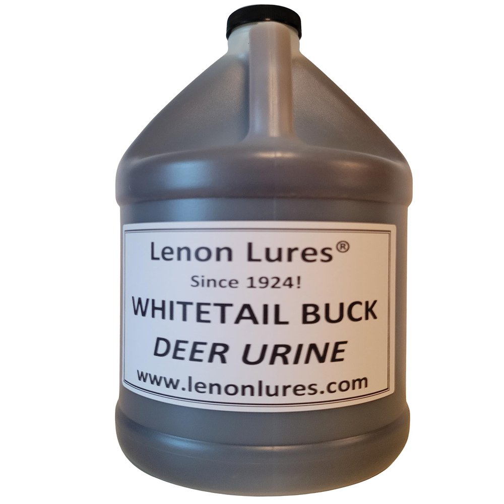 Lenon's Urine Choose Grey Fox, Rabbit, Mountain Lion, Raccoon, Doe Urine and Buck Urine - 4 oz to Gallon (Whitetail Buck Urine, Gallon Bottle)