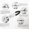 SPYMINNPOO Archery Plier D Loop Plier, Multi Function Pliers D Loop Pliers Copper Buckle Pliers Clamping Archery Bow Hunting for Hunting view 2