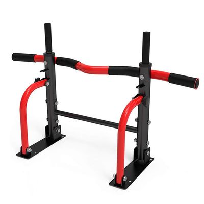 OSCCAR Fitness Training Pull Up Bar for Men & Women Wall-Mounted Horizontal Bar-Traction Rope, Home-Gym Muscle Exercise Equipment, Sandbag Swing Frame, Weight 200kg (Color : Red)