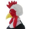 BEESUM 2023 Cute Chicken Head Mask Hat Plush Rooster Cosplay Cap Adult Halloween Christmas Party Costume view 1