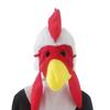 BEESUM 2023 Cute Chicken Head Mask Hat Plush Rooster Cosplay Cap Adult Halloween Christmas Party Costume view 2