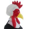 BEESUM 2023 Cute Chicken Head Mask Hat Plush Rooster Cosplay Cap Adult Halloween Christmas Party Costume view 3