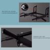 OSCCAR Strength Training Pull Up Bar Pull-Up Bars Wall-Mounted Chin Up Bar, Home Gym Horizontal Bar, Children's Swing Frame, Strength EquipmentLoad 300kg view 4