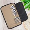 BESPORTBLE Roll Pouch Camping Tableware Outdoor Cutlery Set Mess Kit for Outdoor Office view 2