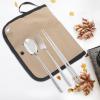BESPORTBLE Roll Pouch Camping Tableware Outdoor Cutlery Set Mess Kit for Outdoor Office view 3
