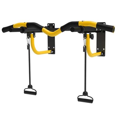 OSCCAR Fitness Training Pull Up Bar for Men & Women Wall-Mounted Horizontal Bar-Traction Rope, Home-Gym Muscle Exercise Equipment, Sandbag Swing Frame, Weight 200kg (Color : Yellow)